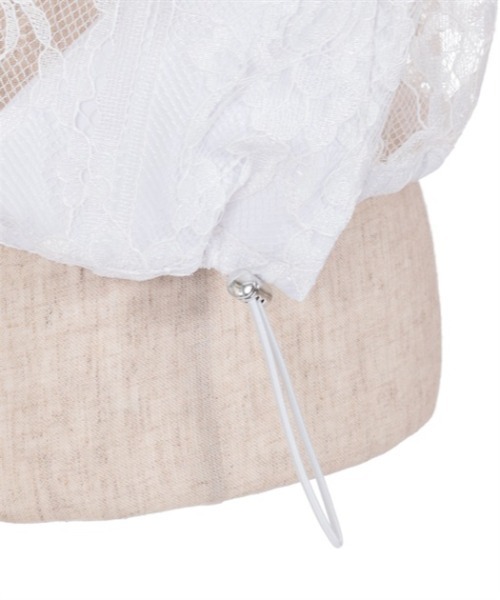 axes femme（アクシーズファム）の「ハイネックレースブルゾン（ブルゾン・レディース・ブラック/ホワイト・FREE）」の10枚目の写真