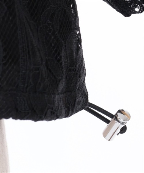 axes femme（アクシーズファム）の「ハイネックレースブルゾン（ブルゾン・レディース・ブラック/ホワイト・FREE）」の19枚目の写真