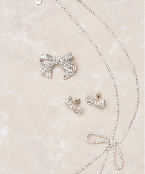 SNIDEL（スナイデル）の「バリエリボンネックレス（ネックレス・レディース・シルバー/ゴールド/イエロー・FREE）」の11枚目の写真