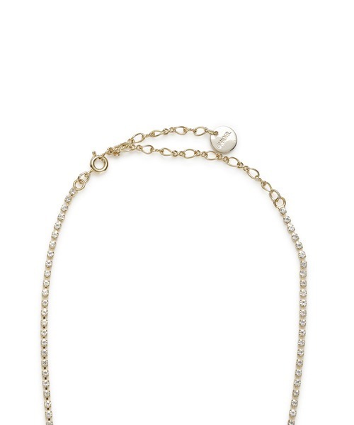 SNIDEL（スナイデル）の「バリエリボンネックレス（ネックレス・レディース・シルバー/ゴールド/イエロー・FREE）」の5枚目の写真