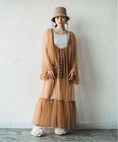 ORIENT MILLINERY(オリエント ミリナリー)の「AVA【アヴァ】アバカリネンmix クロッシェハット(ハット・レディース・ブラック/モカ・FREE)」の17枚目の写真