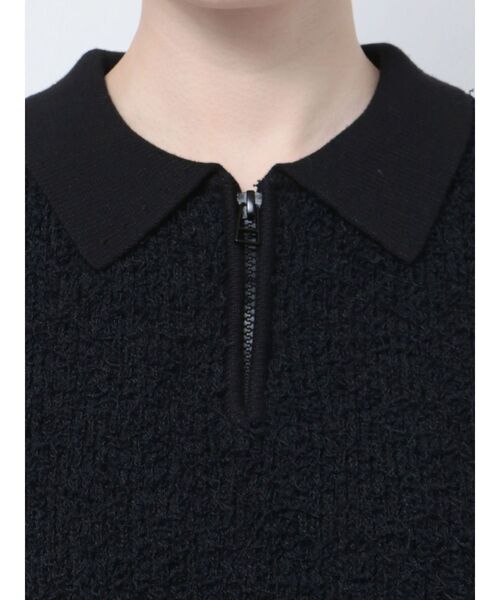 EMODA（エモダ）の「フリンジヤーンジップタンクトップ（タンクトップ・レディース・ブラック/アイボリー/グレー・FREE）」の18枚目の写真