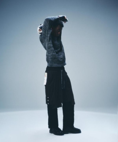 SEVESKIG（セヴシグ）の「SEVESKIG/セブシグ/Lucy Bone Knit Pullover（ニット/セーター・メンズ・グレー/サックスブルー・X-LARGE/LARGE/MEDIUM/SMALL）」の11枚目の写真