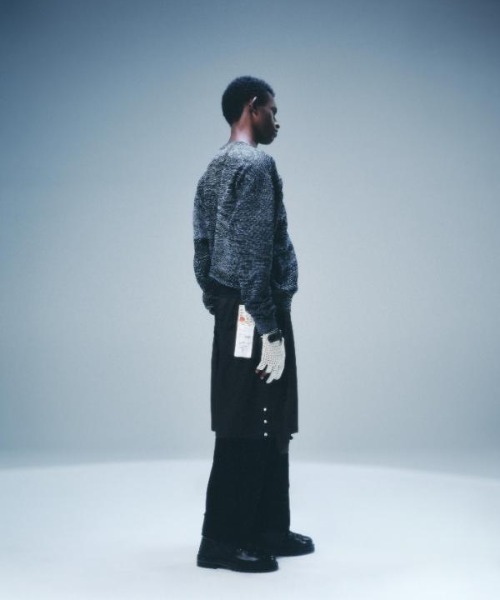 SEVESKIG（セヴシグ）の「SEVESKIG/セブシグ/Lucy Bone Knit Pullover（ニット/セーター・メンズ・グレー/サックスブルー・X-LARGE/LARGE/MEDIUM/SMALL）」の13枚目の写真