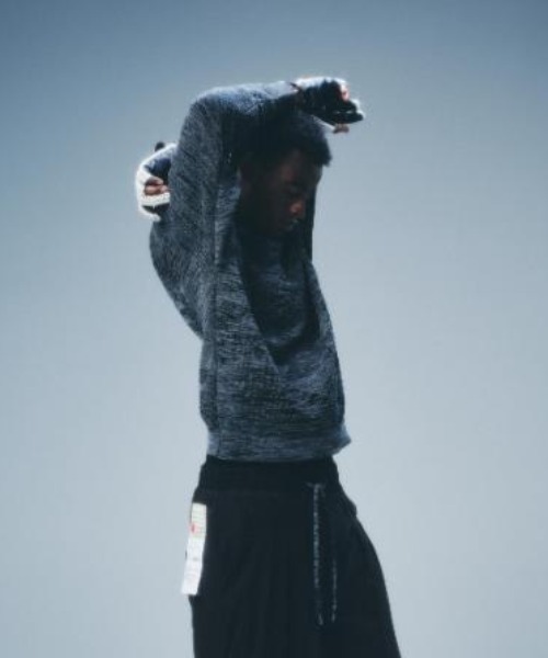 SEVESKIG（セヴシグ）の「SEVESKIG/セブシグ/Lucy Bone Knit Pullover（ニット/セーター・メンズ・グレー/サックスブルー・X-LARGE/LARGE/MEDIUM/SMALL）」の14枚目の写真