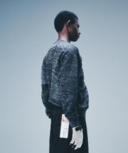 SEVESKIG（セヴシグ）の「SEVESKIG/セブシグ/Lucy Bone Knit Pullover（ニット/セーター・メンズ・グレー/サックスブルー・X-LARGE/LARGE/MEDIUM/SMALL）」の15枚目の写真