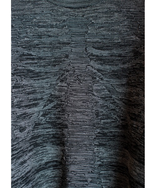 SEVESKIG（セヴシグ）の「SEVESKIG/セブシグ/Lucy Bone Knit Pullover（ニット/セーター・メンズ・グレー/サックスブルー・X-LARGE/LARGE/MEDIUM/SMALL）」の7枚目の写真