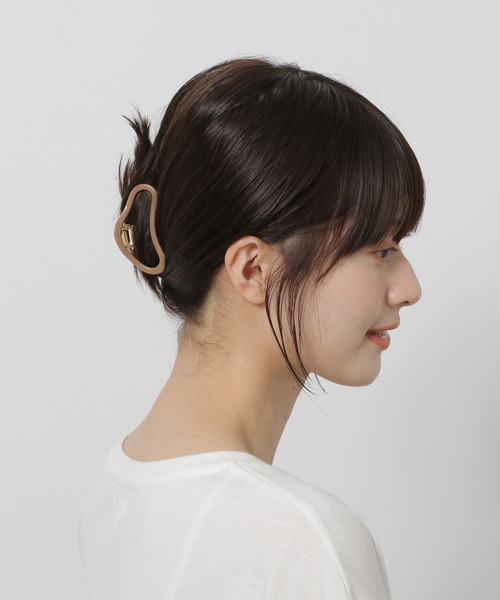 LAKOLE（ラコレ）の「クラウドアセチメタルバンスクリップ / 139562（バレッタ/ヘアクリップ・レディース・その他/ブラック/サンドグレー・FREE）」の3枚目の写真