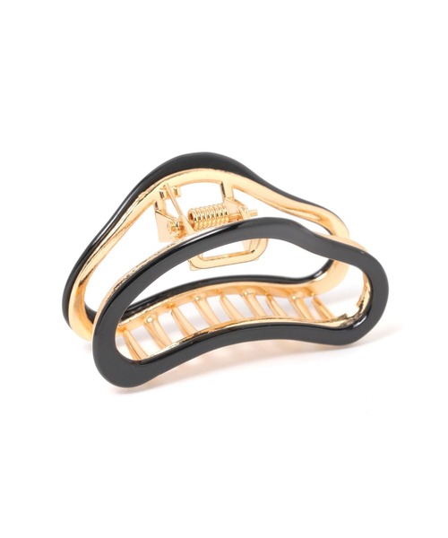 LAKOLE（ラコレ）の「クラウドアセチメタルバンスクリップ / 139562（バレッタ/ヘアクリップ・レディース・その他/ブラック/サンドグレー・FREE）」の2枚目の写真