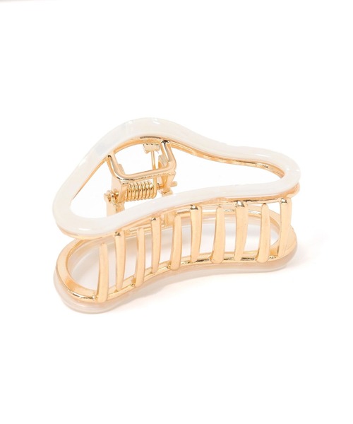 LAKOLE（ラコレ）の「クラウドアセチメタルバンスクリップ / 139562（バレッタ/ヘアクリップ・レディース・その他/ブラック/サンドグレー・FREE）」の4枚目の写真