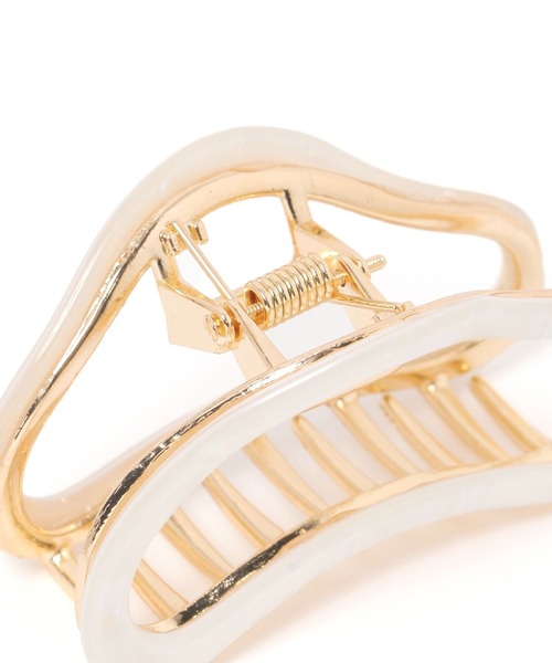 LAKOLE（ラコレ）の「クラウドアセチメタルバンスクリップ / 139562（バレッタ/ヘアクリップ・レディース・その他/ブラック/サンドグレー・FREE）」の5枚目の写真