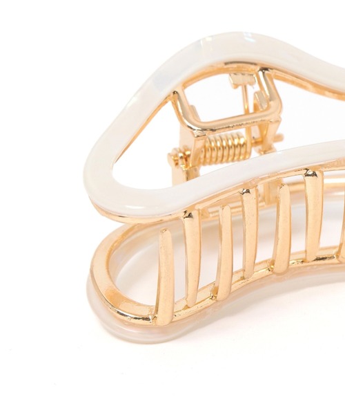 LAKOLE（ラコレ）の「クラウドアセチメタルバンスクリップ / 139562（バレッタ/ヘアクリップ・レディース・その他/ブラック/サンドグレー・FREE）」の6枚目の写真