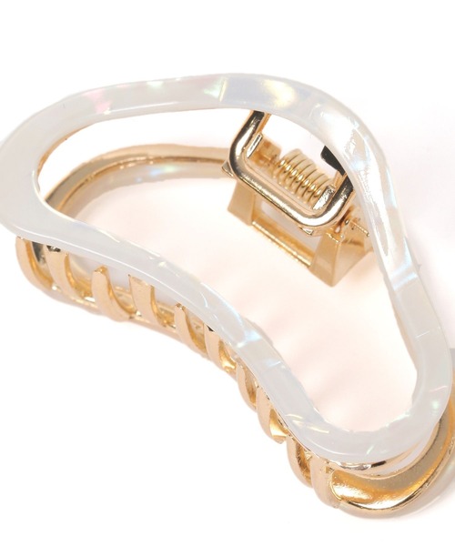 LAKOLE（ラコレ）の「クラウドアセチメタルバンスクリップ / 139562（バレッタ/ヘアクリップ・レディース・その他/ブラック/サンドグレー・FREE）」の7枚目の写真