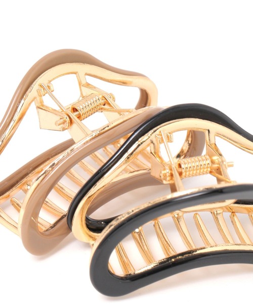 LAKOLE（ラコレ）の「クラウドアセチメタルバンスクリップ / 139562（バレッタ/ヘアクリップ・レディース・その他/ブラック/サンドグレー・FREE）」の8枚目の写真