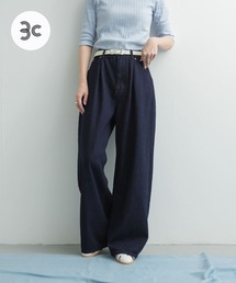 URBAN RESEARCH DOORS | Denim Tuck Wide Pants(デニムパンツ)
