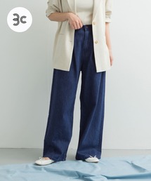 URBAN RESEARCH DOORS | Denim Tuck Wide Pants(デニムパンツ)