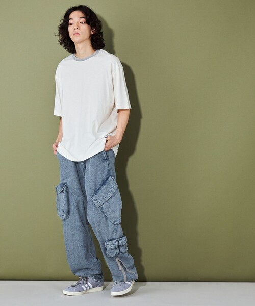 CITEN(シテン)の「<CITEN>マルチポケットデニムフライトパンツ(デニムパンツ・メンズ・ブラック/コバルトブルー・M/L)」の11枚目の写真