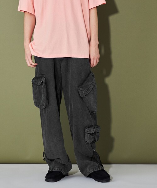 CITEN(シテン)の「<CITEN>マルチポケットデニムフライトパンツ(デニムパンツ・メンズ・ブラック/コバルトブルー・M/L)」の12枚目の写真