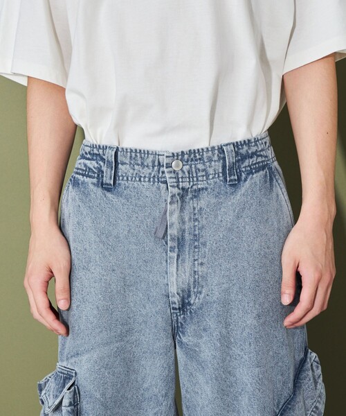 CITEN(シテン)の「<CITEN>マルチポケットデニムフライトパンツ(デニムパンツ・メンズ・ブラック/コバルトブルー・M/L)」の18枚目の写真