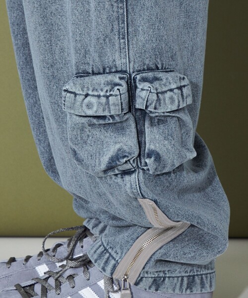 CITEN(シテン)の「<CITEN>マルチポケットデニムフライトパンツ(デニムパンツ・メンズ・ブラック/コバルトブルー・M/L)」の22枚目の写真