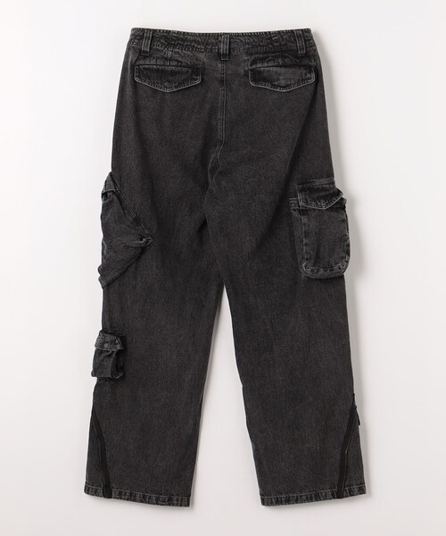 CITEN(シテン)の「<CITEN>マルチポケットデニムフライトパンツ(デニムパンツ・メンズ・ブラック/コバルトブルー・M/L)」の3枚目の写真