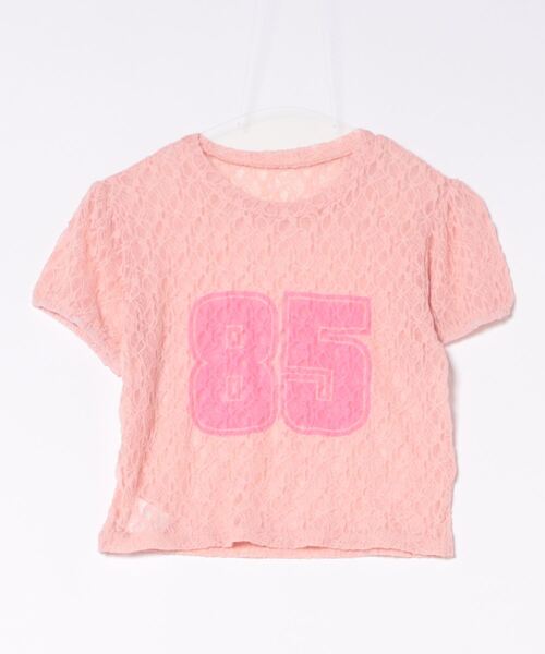 Vipoa(ヴィポア)の「レースナンバリングTEE(Tシャツ/カットソー・レディース・グレー/ブラック/ピンク/ホワイト・FREE)」の20枚目の写真