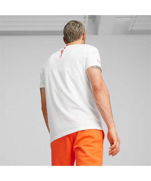 PUMA(プーマ)の「PUMA プーマ メンズ F1 ESS ロゴ 半袖 Tシャツ +(Tシャツ/カットソー・メンズ・ブラック/ホワイト・SMALL/X-LARGE/MEDIUM/LARGE/X-SMALL)」の4枚目の写真