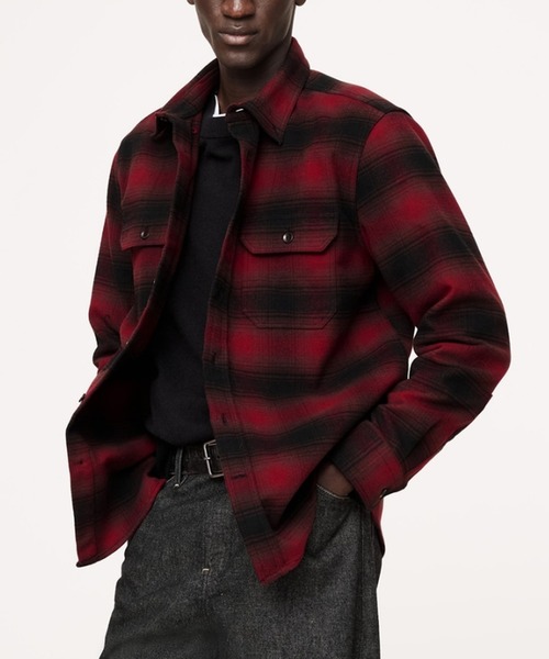 【セール】ヘビーウエイト フランネル オーバーシャツ（シャツ/ブラウス）｜BANANA REPUBLIC（バナナリパブリック）