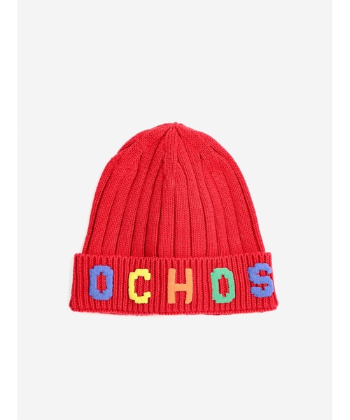 BOBO CHOSES（ボボショーズ）の「Bobo Choses beanie（ニットキャップ/ビーニー・キッズ・レッド・HEAD54/HEAD52）」の2枚目の写真