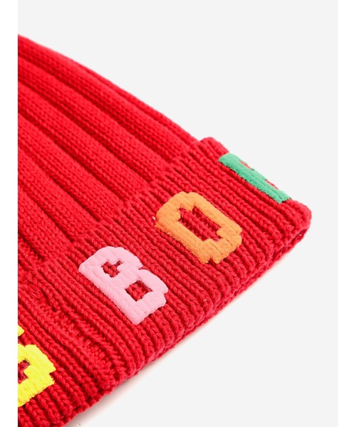 BOBO CHOSES（ボボショーズ）の「Bobo Choses beanie（ニットキャップ/ビーニー・キッズ・レッド・HEAD54/HEAD52）」の3枚目の写真