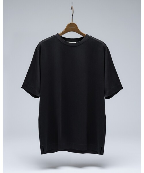 DESIGNWORKS(デザインワークス)の「【定番人気】超度詰微起毛スムース クルーネック 半袖Tシャツ(Tシャツ/カットソー・メンズ・ブラック/ホワイト・44/46/48/52/50)」の2枚目の写真