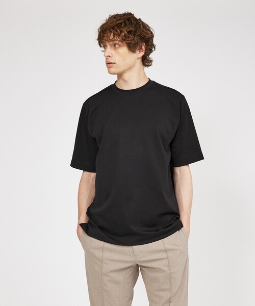 DESIGNWORKS(デザインワークス)の「【定番人気】超度詰微起毛スムース クルーネック 半袖Tシャツ(Tシャツ/カットソー・メンズ・ブラック/ホワイト・44/46/48/52/50)」の17枚目の写真