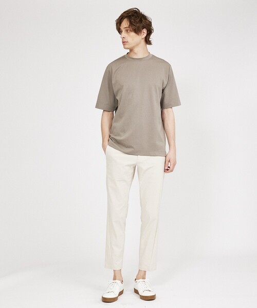 DESIGNWORKS(デザインワークス)の「【定番人気】超度詰微起毛スムース クルーネック 半袖Tシャツ(Tシャツ/カットソー・メンズ・ブラック/ホワイト・44/46/48/52/50)」の7枚目の写真