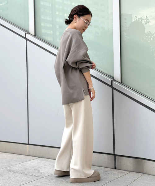 AP STUDIO（エーピーストゥディオ）の「ワイドニットプルオーバー