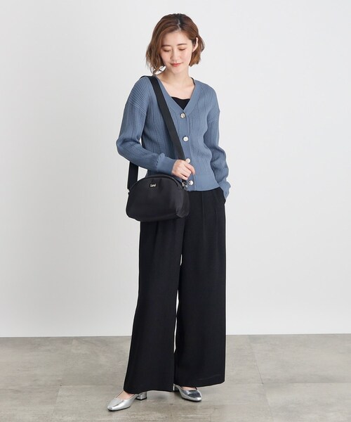 Lee（リー）の「【Lee別注】サークルボディショルダー（ショルダーバッグ・レディース・ダークグレー/ブラック/チェック/レオパード/アイボリー系1・00）」の9枚目の写真