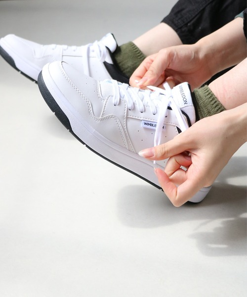 ASAHI SHOES（アサヒシューズ）の「WIMBLEDON/ウィンブルドン スニーカー(W/B 050)（スニーカー・メンズ・ホワイト×ホワイト/ホワイト×ブラック/ブラック・21.0cm/22.0cm/22.5cm/23.0cm/23.5cm/24.0cm/24.5cm/25.0cm/25.5cm/26.0cm/26.5cm/27.0cm/28.0cm/21.5cm）」の17枚目の写真