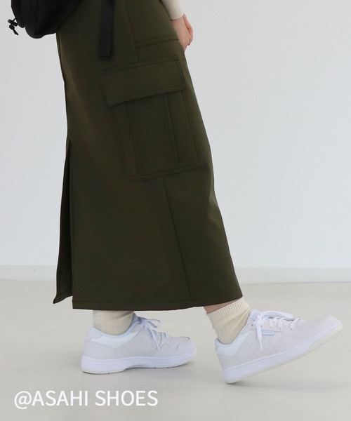 ASAHI SHOES（アサヒシューズ）の「WIMBLEDON/ウィンブルドン スニーカー(W/B 050)（スニーカー・メンズ・ホワイト×ホワイト/ホワイト×ブラック/ブラック・21.0cm/22.0cm/22.5cm/23.0cm/23.5cm/24.0cm/24.5cm/25.0cm/25.5cm/26.0cm/26.5cm/27.0cm/28.0cm/21.5cm）」の7枚目の写真