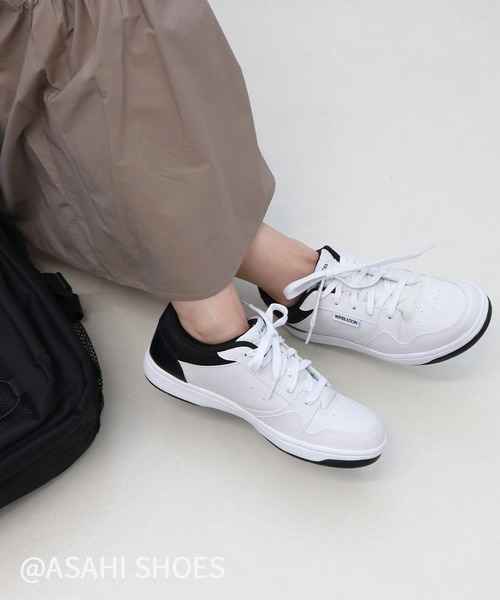 ASAHI SHOES（アサヒシューズ）の「WIMBLEDON/ウィンブルドン スニーカー(W/B 050)（スニーカー・メンズ・ホワイト×ホワイト/ホワイト×ブラック/ブラック・21.0cm/22.0cm/22.5cm/23.0cm/23.5cm/24.0cm/24.5cm/25.0cm/25.5cm/26.0cm/26.5cm/27.0cm/28.0cm/21.5cm）」の12枚目の写真