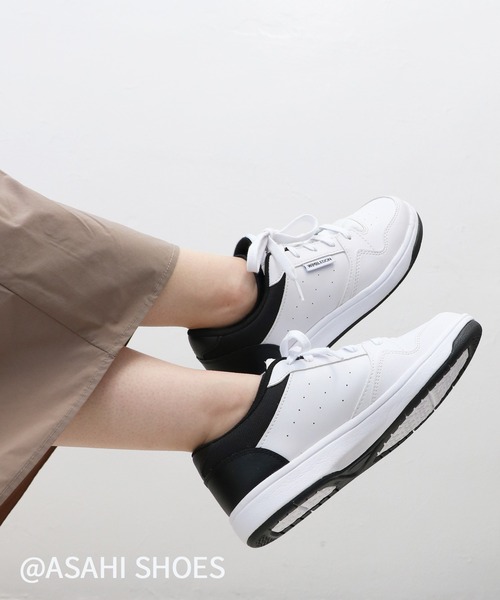 ASAHI SHOES（アサヒシューズ）の「WIMBLEDON/ウィンブルドン スニーカー(W/B 050)（スニーカー・メンズ・ホワイト×ホワイト/ホワイト×ブラック/ブラック・21.0cm/22.0cm/22.5cm/23.0cm/23.5cm/24.0cm/24.5cm/25.0cm/25.5cm/26.0cm/26.5cm/27.0cm/28.0cm/21.5cm）」の13枚目の写真