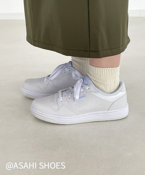 ASAHI SHOES（アサヒシューズ）の「WIMBLEDON/ウィンブルドン スニーカー(W/B 050)（スニーカー・メンズ・ホワイト×ホワイト/ホワイト×ブラック/ブラック・21.0cm/22.0cm/22.5cm/23.0cm/23.5cm/24.0cm/24.5cm/25.0cm/25.5cm/26.0cm/26.5cm/27.0cm/28.0cm/21.5cm）」の18枚目の写真