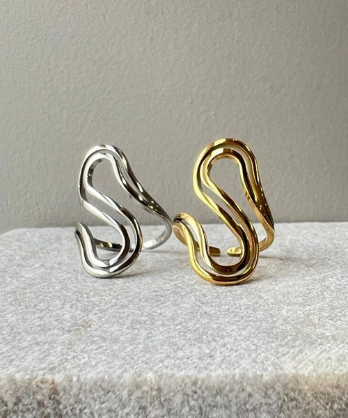 Rechic（リシック）の「S字リング（リング・レディース・ゴールド/シルバー・FREE）」の6枚目の写真
