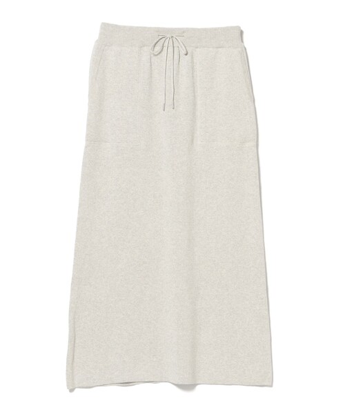 BEAMS HEART（ビームスハート）の「スウェットライク ニットスカート（スカート・レディース・チャコールグレー/ホワイト系その他5/オリーブ/ブルー・FREE）」の11枚目の写真