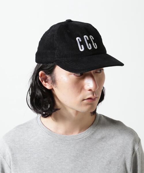 city country city コーデュロイキャップ 2トーンキャップ CITY COUNTRY CITY（シティーカントリーシティー）の「CITY
