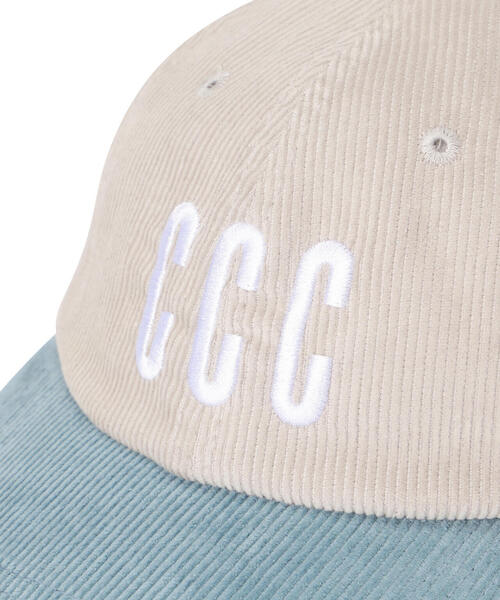 city country city コーデュロイキャップ 2トーンキャップ CITY COUNTRY CITY（シティーカントリーシティー）の「CITY シティーカントリーシティー – CAP