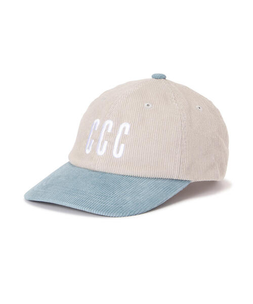 【セール】CITY COUNTRY CITY /シティーカントリーシティー/EMBROIDERED LOGO CORDURY CAP（キャップ）｜CITY COUNTRY CITY（シティーカントリーシティー）