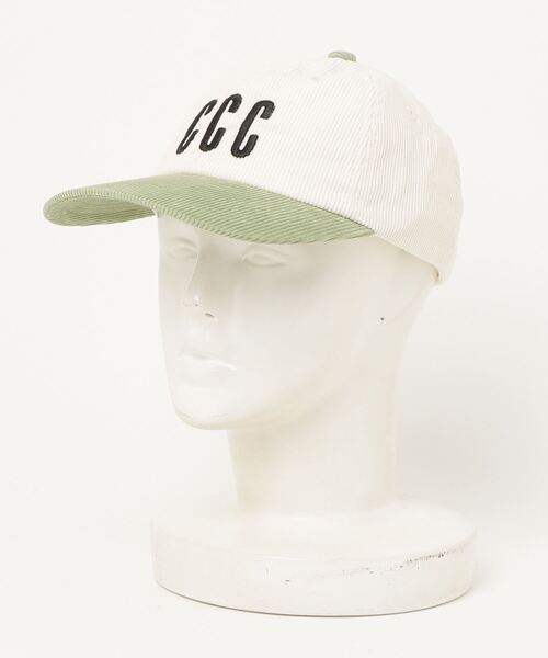 city country city コーデュロイキャップ 2トーンキャップ CITY COUNTRY CITY（シティーカントリーシティー）の「CITY シティーカントリーシティー – CAP