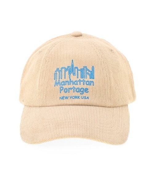 Manhattan Portage（マンハッタンポーテージ）の「Corduroy Panel Shift Cap（キャップ・メンズ・ブラック/ベージュ/レッド・FREE）」の4枚目の写真