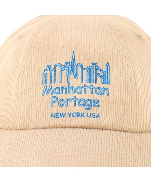Manhattan Portage（マンハッタンポーテージ）の「Corduroy Panel Shift Cap（キャップ・メンズ・ブラック/ベージュ/レッド・FREE）」の9枚目の写真
