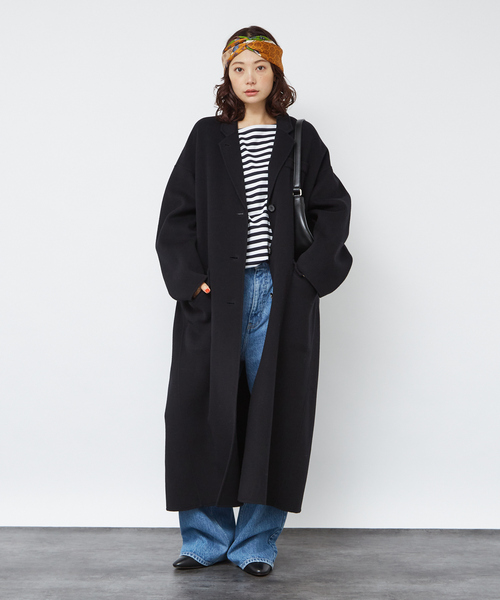 Rouge vif(ルージュヴィフ)の「ウールカシミヤリバーロングコート(チェスターコート・レディース・ブラック・フリー)」の15枚目の写真