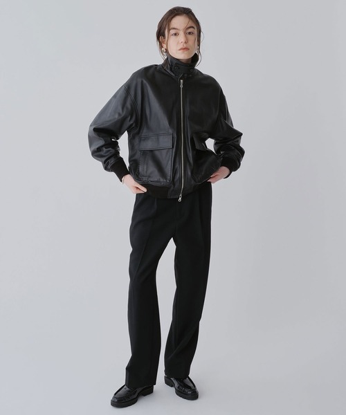 Whim Gazette（ウィムガゼット）の「【GEMINI】レザーブルゾン